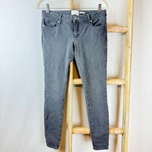 Vintage Gilly Hicks Women Black Gray Low Rise Cheeky Stretch Skinny Jeans Size 4